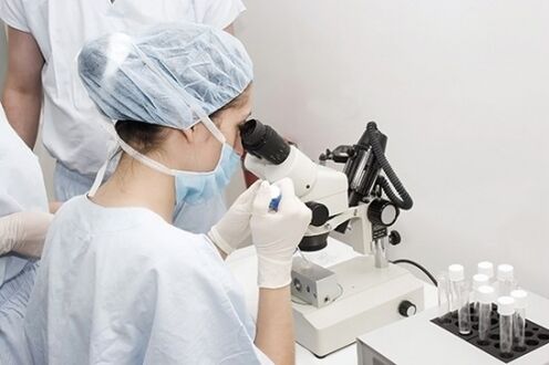 Labolarement diagnostiek van prostatitis uitvoeren